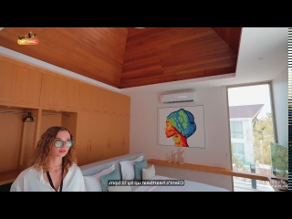 the realtor showed the villa but then jumped on the dick