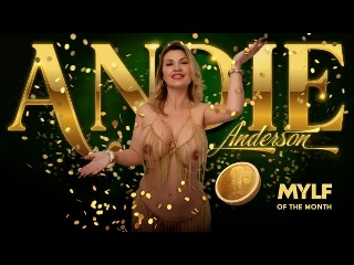 [mylfofthemonth] andie anderson - march spotlight: andie anderson, gorgeous mylf in gold huge tits small ass