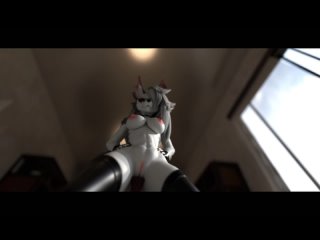 furry yiff loona wolf helluva boss and horse