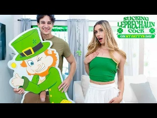 [princesscum] emily jade - sucking leprechaun cock on st pattys day small tits big ass young
